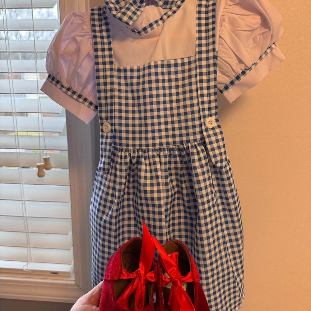 18 month Dorothy costume with Red shoes